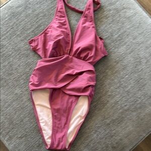 Pink One-Piece Swimsuit